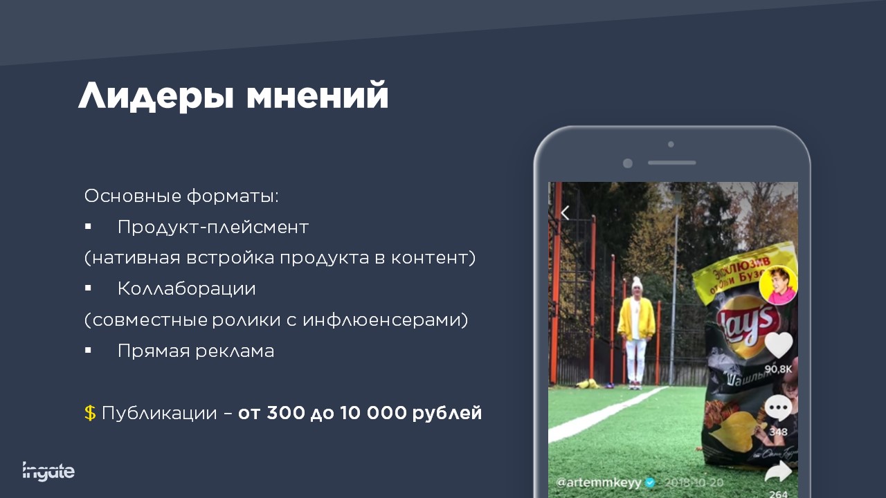 Лидеры мнений ТикТок